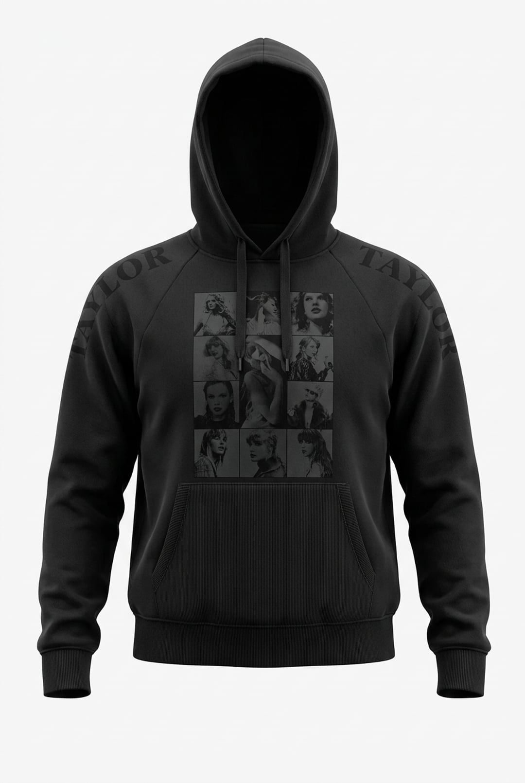 Taylor Swift Eras Tour 2023 2024 Black Hoodie Xl Official Merch Photo Collage